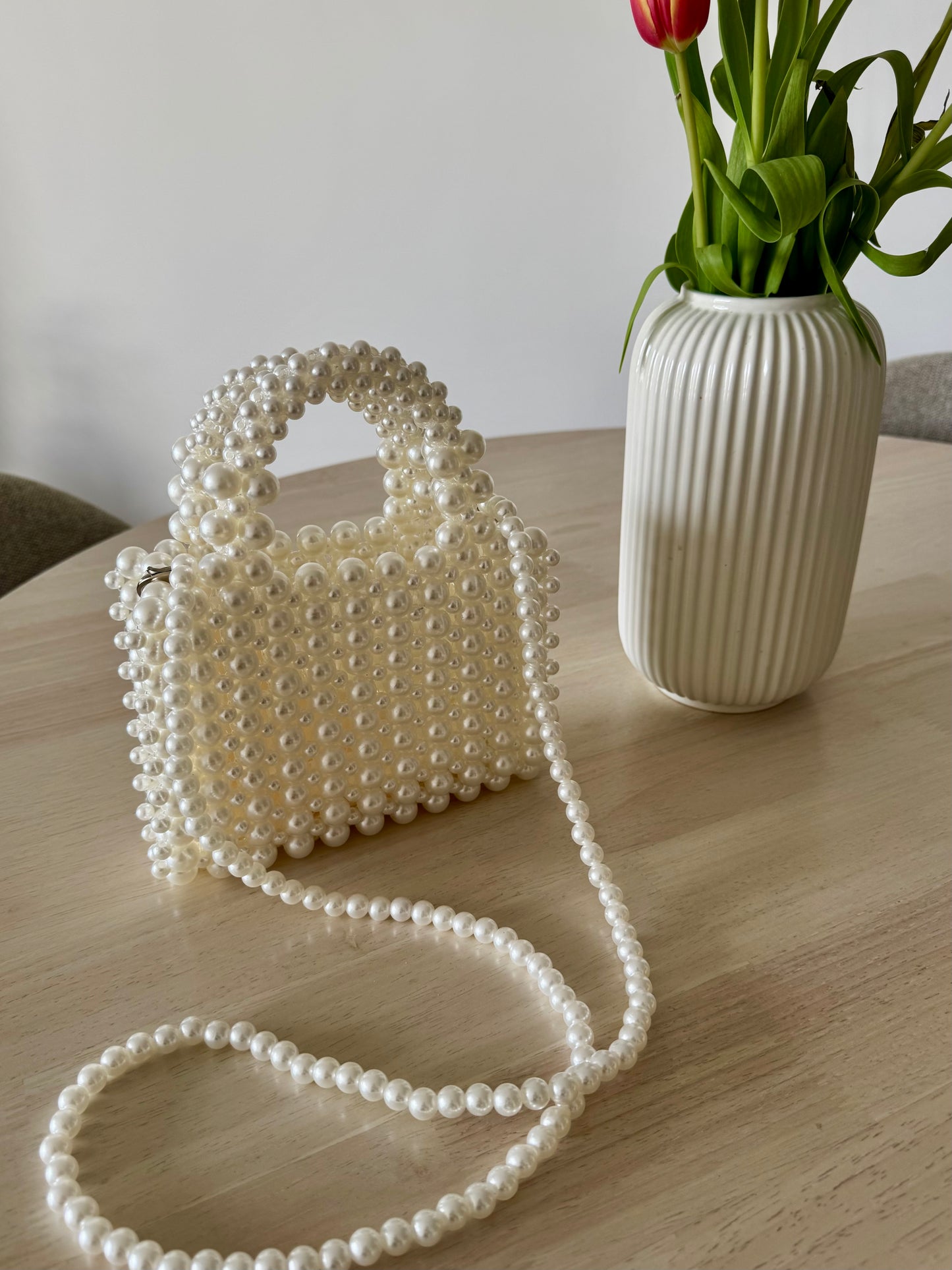 SAC PERLÉ BLANC