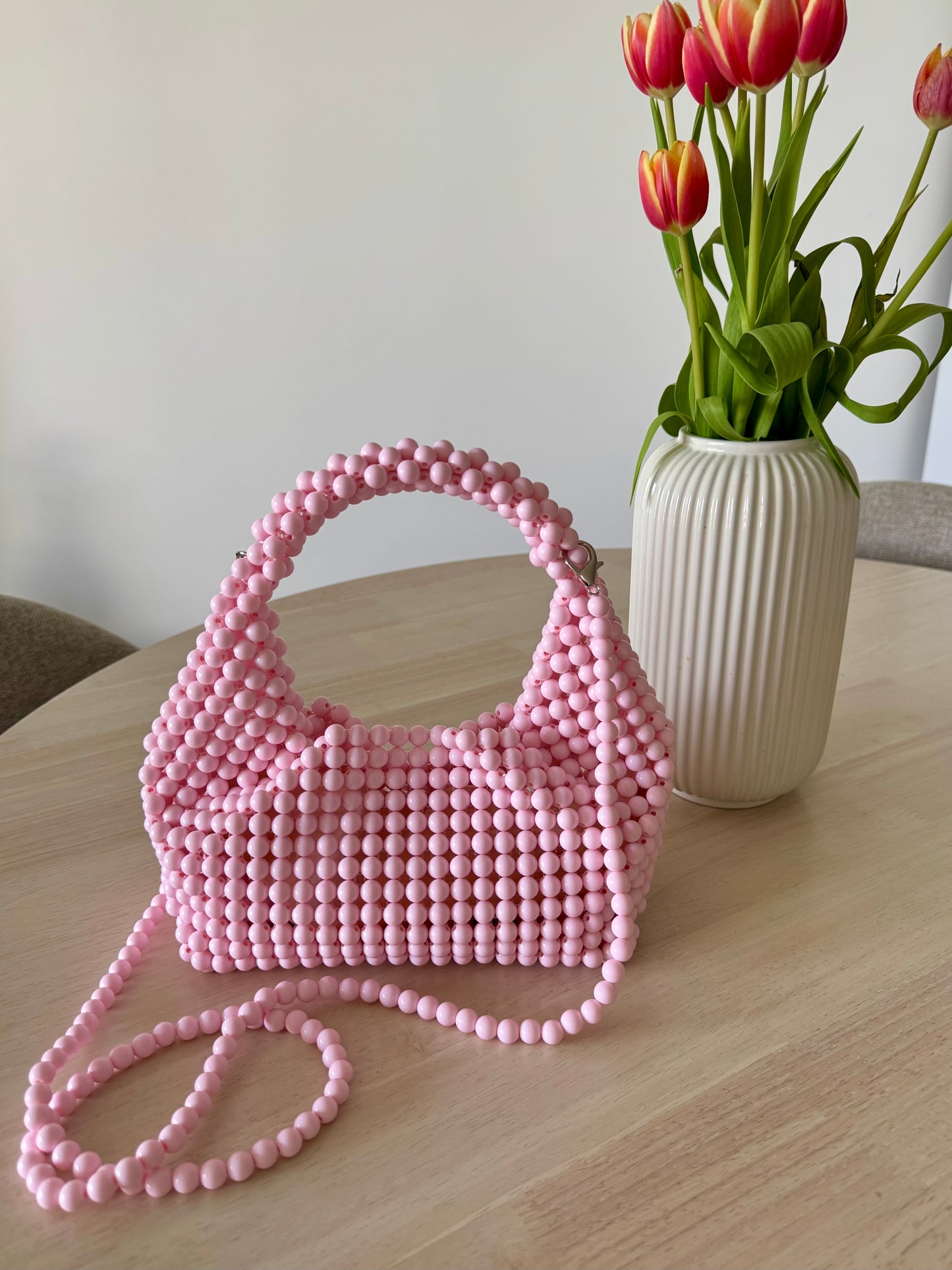 SAC PERLÉ ROSE