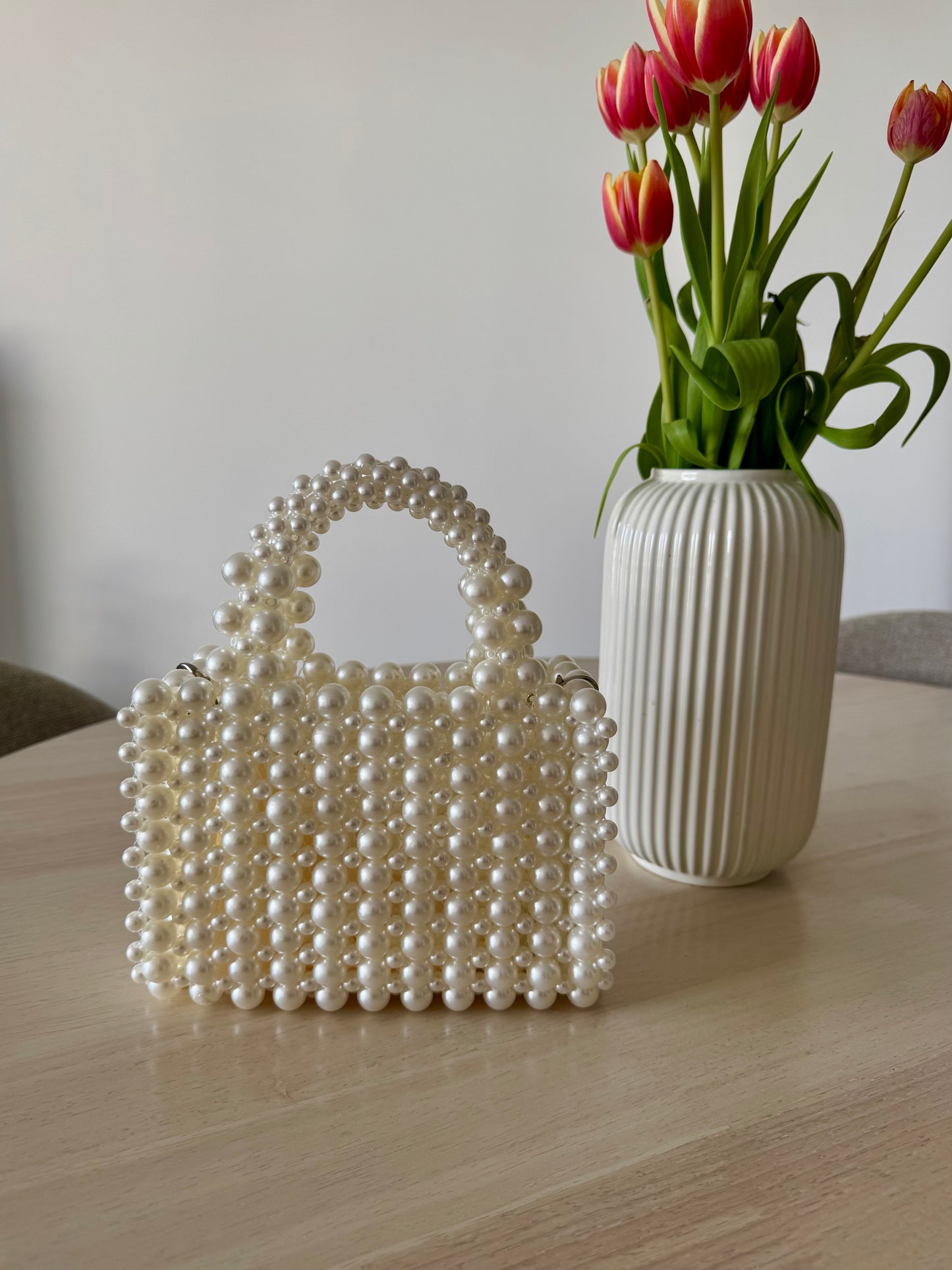 SAC PERLÉ BLANC