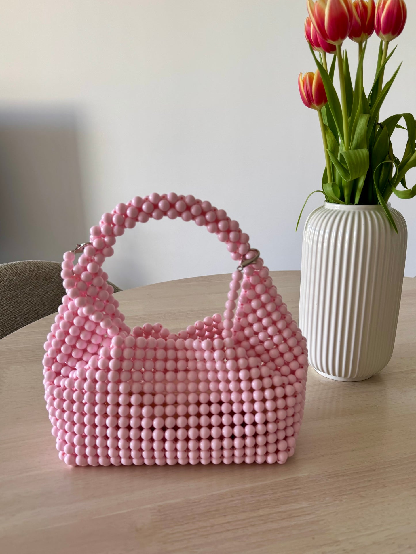 SAC PERLÉ ROSE
