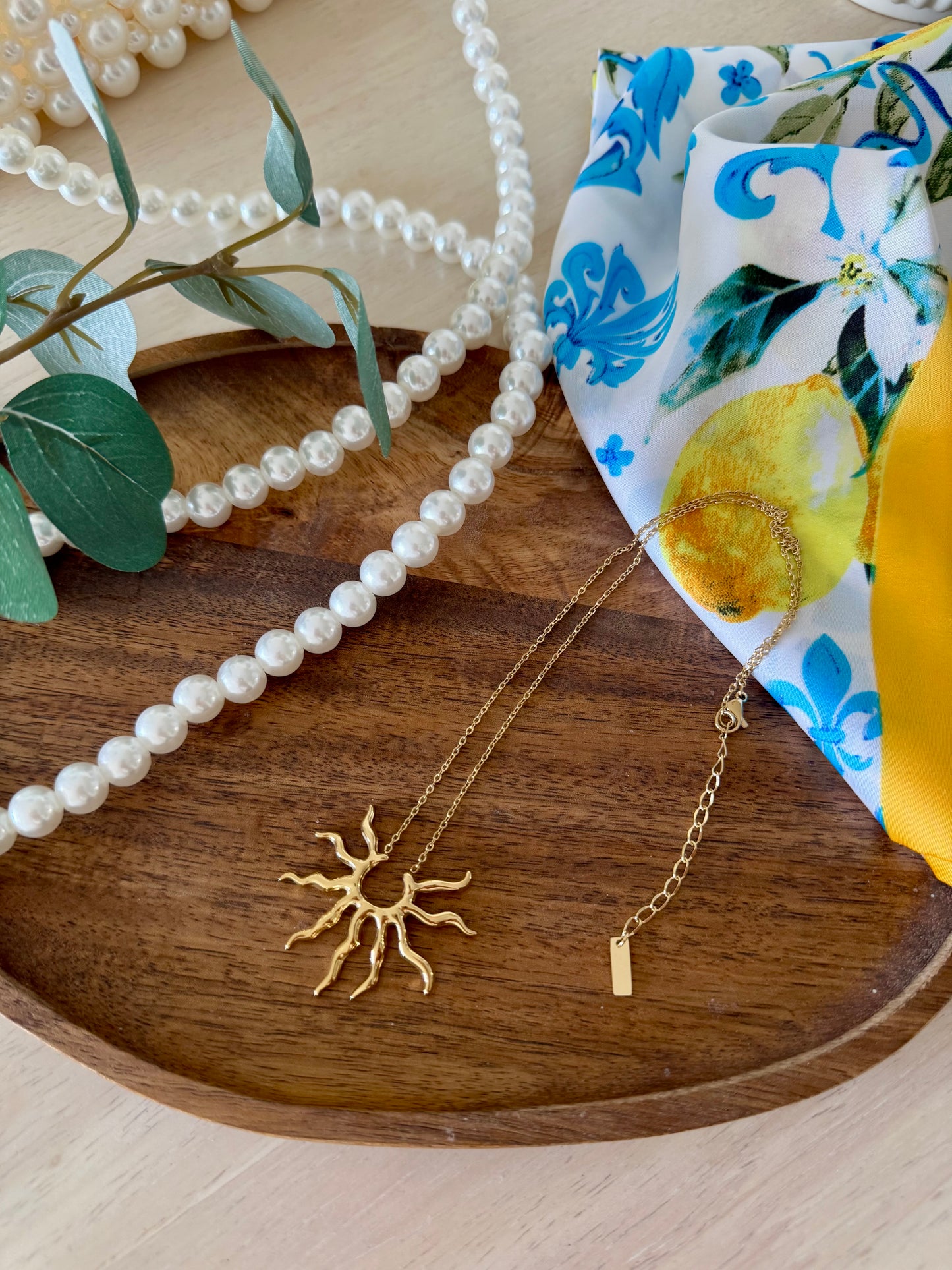 COLLIER SOLEIL BRÛLANT