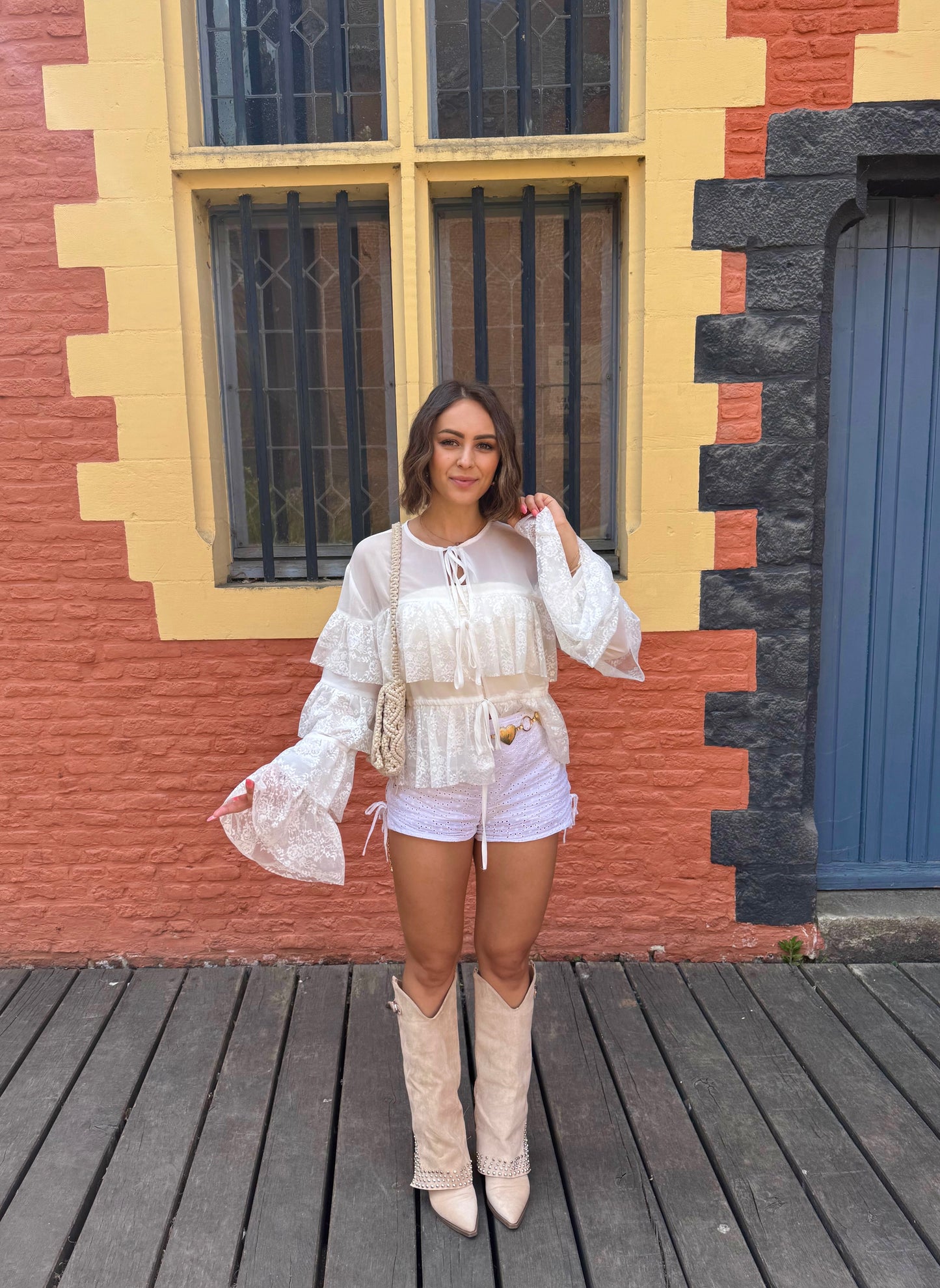 BLOUSE CHANEL VOLANT