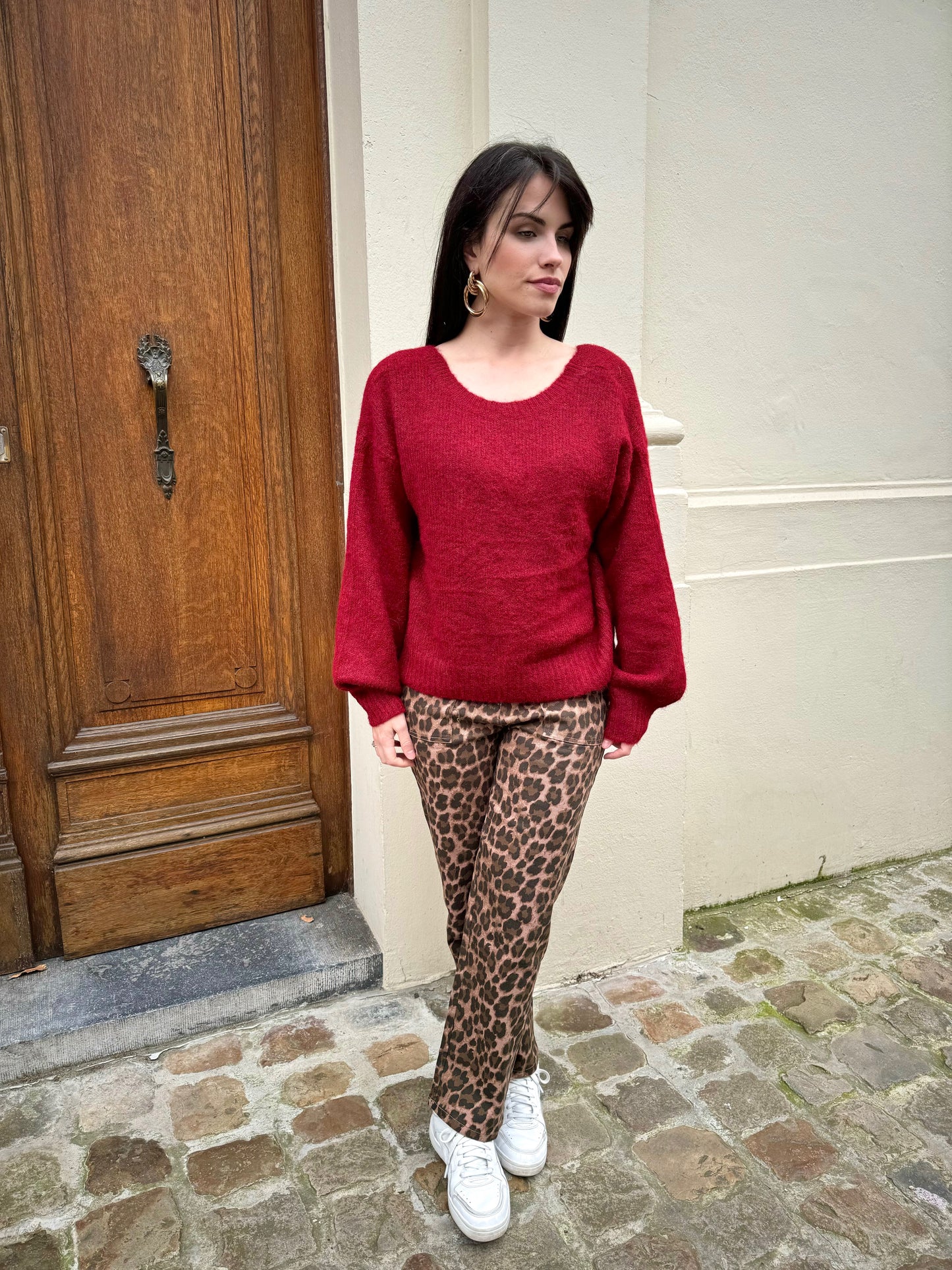 PULL ANNA BORDEAUX